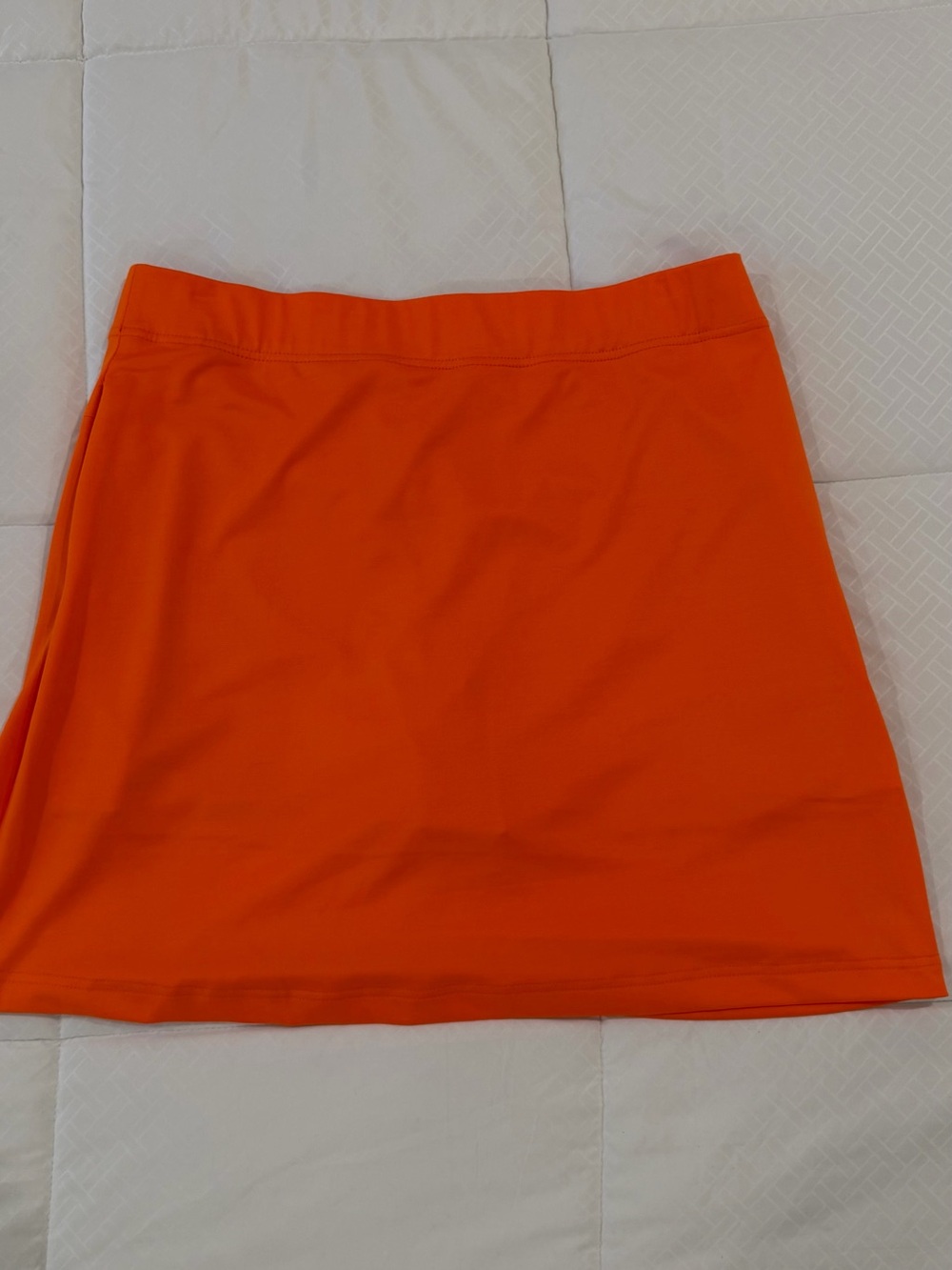 Gretchen Scott Designs Orange A-Line Stretch Skort Size Medium